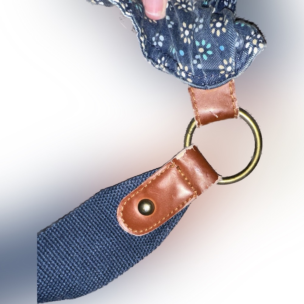 Blue Floral Shoulder Bag - Picture 4 of 6
